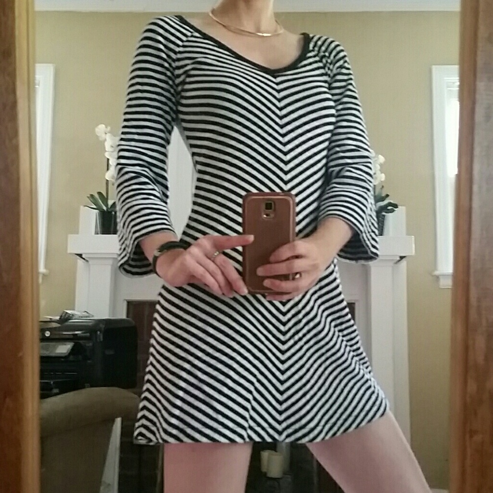 Free People Bell Sleeve Dress